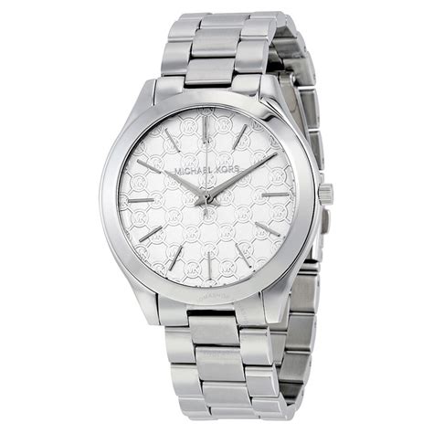 michael kors runway watch silver